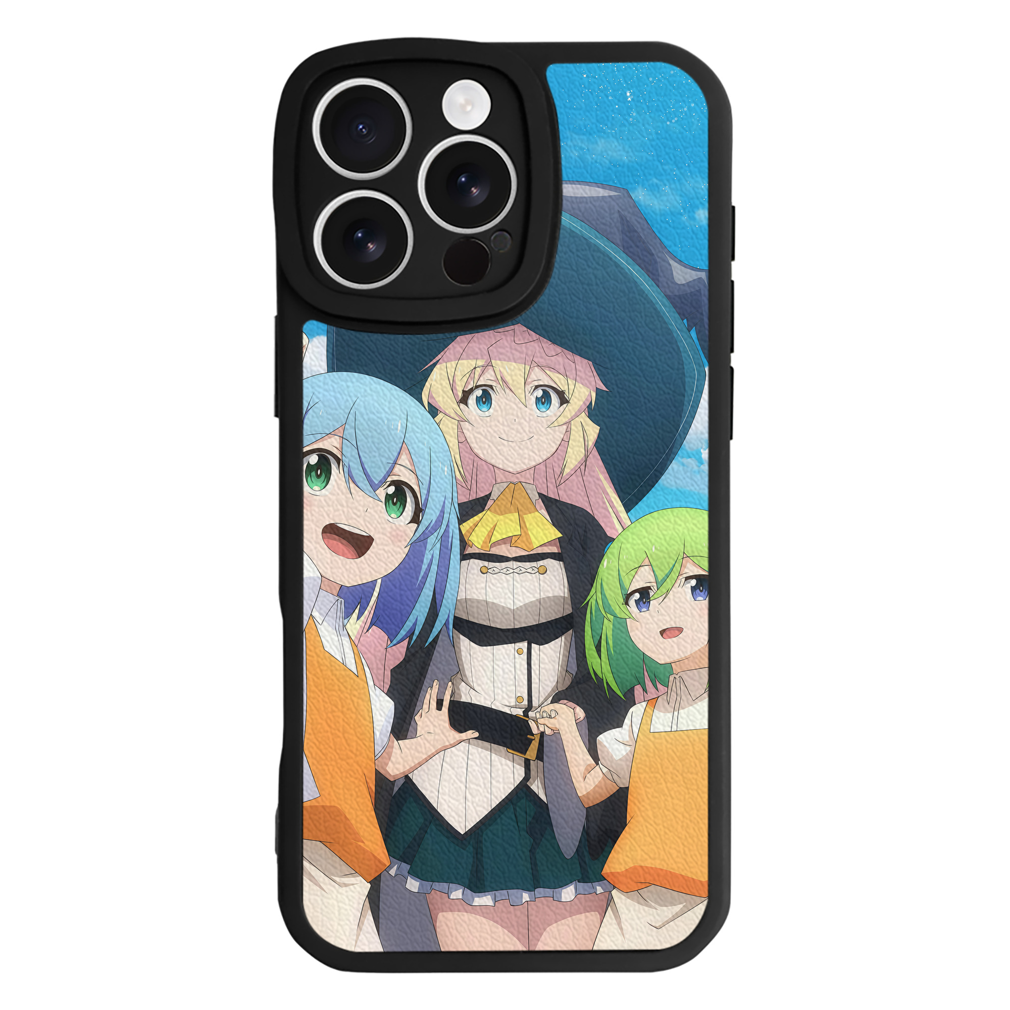 （画像用） 転スラ Regarding Reincarnated to Slime 【iPhone 16シリーズ対応】シリコンスマホケース（レザー調） 材質：シリコン